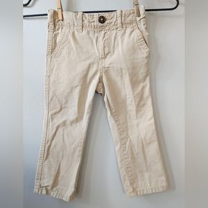 💚 CARTER'S 100% Cotton Tan Khaki Pants Size 2T